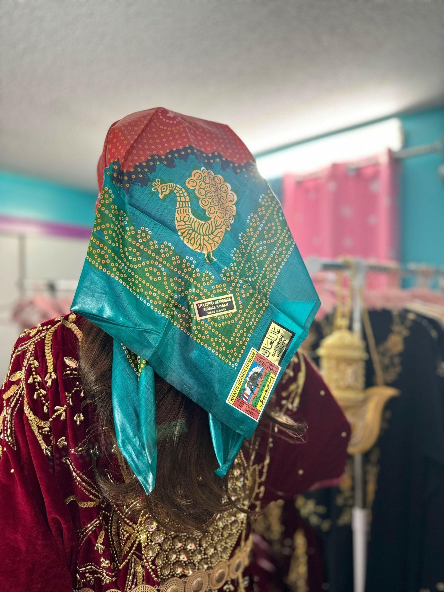 Somali Plain Shaash Headpiece 7 - Zulaikha’s Bridal