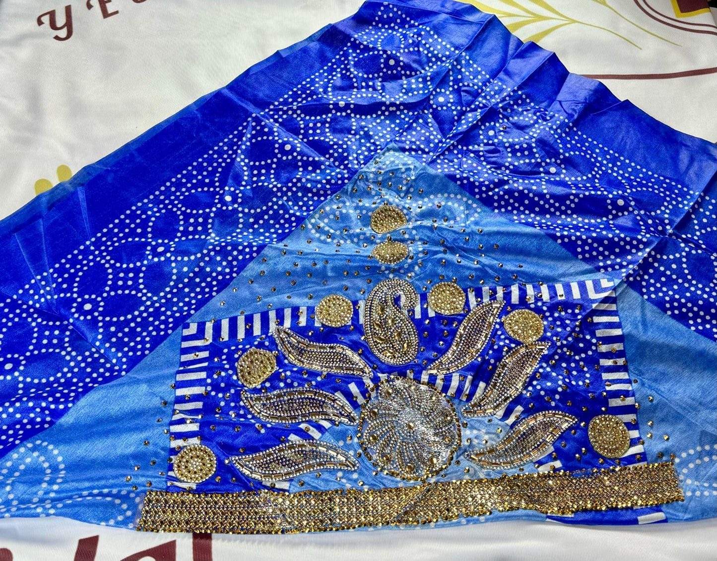 Somali Stone Shaash Headscarf No.3 - Zulaikha’s Bridal