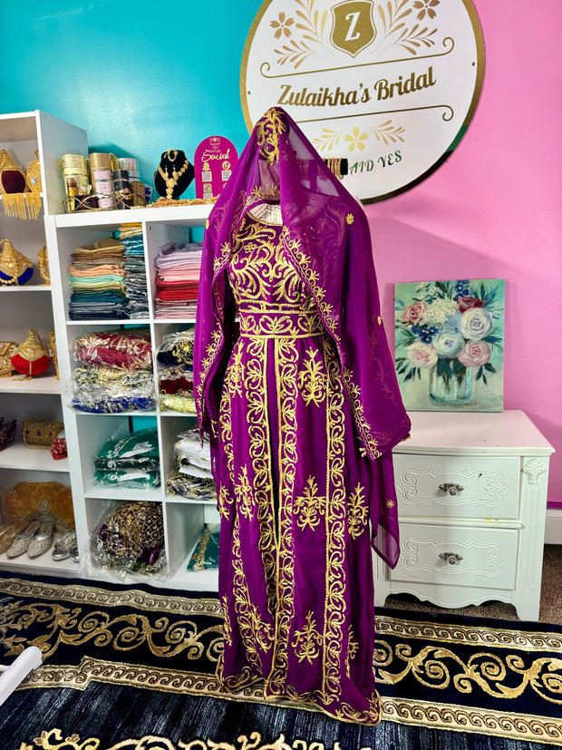 Nida Kaftan Mulberry Purple.