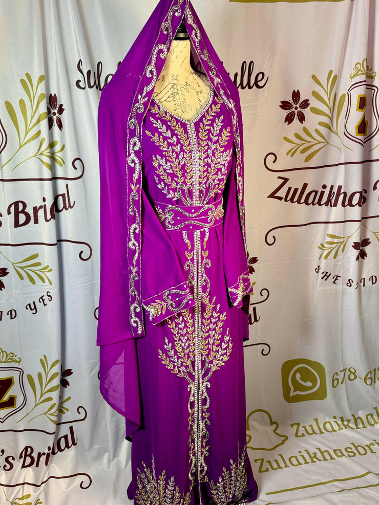 Teal Kaftan.