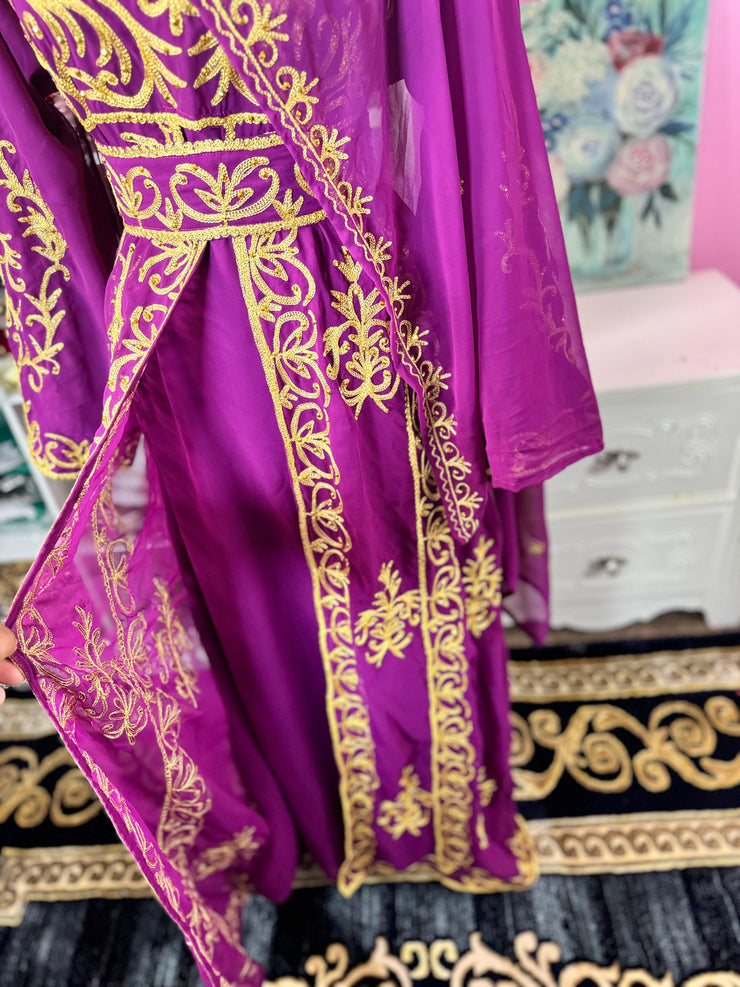 Nida Kaftan Mulberry Purple.