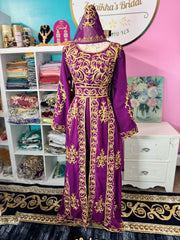 Nida Kaftan Mulberry Purple.