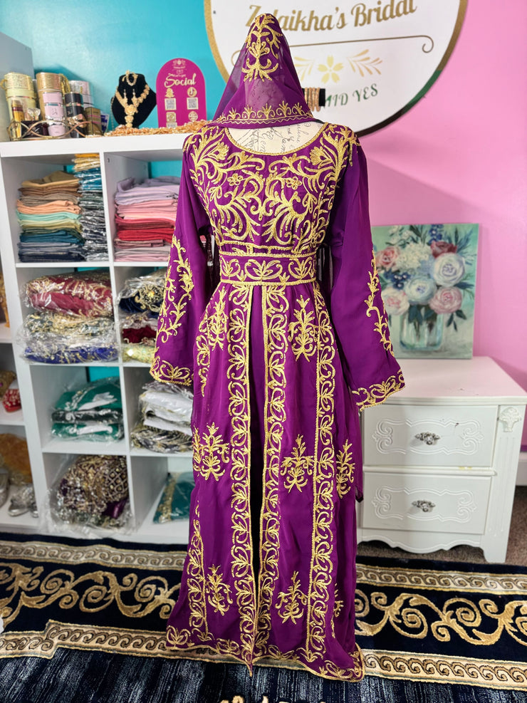 Nida Kaftan Mulberry Purple.