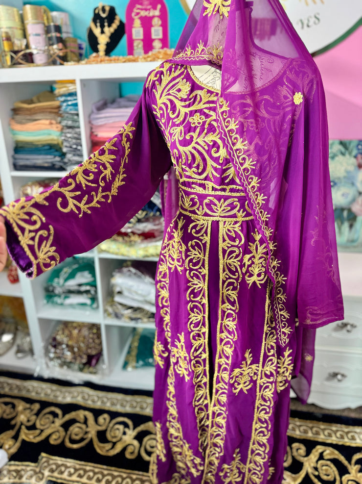 Nida Kaftan Mulberry Purple.