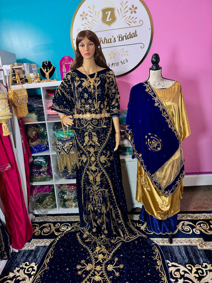 Stone Bridesmaids (Malhiis)Blue/Gold.