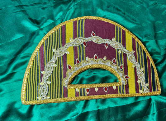 Hido iyo Dhaqan Somali Handmade Bridal Party Fan – Bridesmaids & Bridal Outfit Accessory