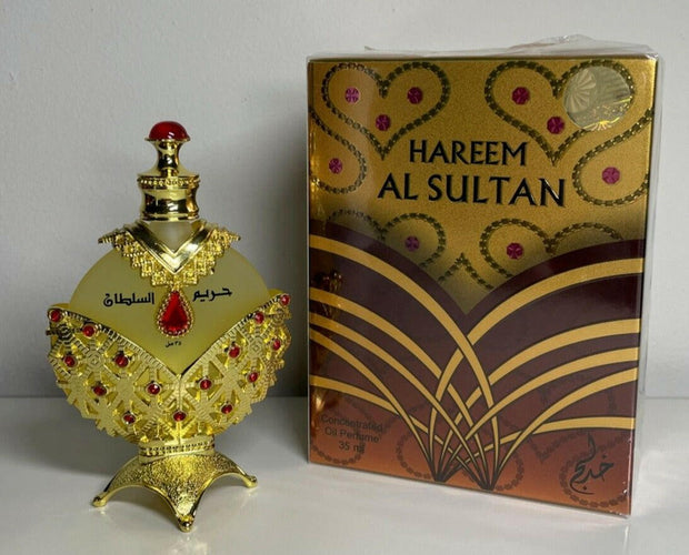 Hareem Al Sultan Perfume (attar) Oil (red, pink & blue) 35Ml - Zulaikha’s Bridal