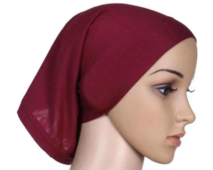 Hijab undercap - Wine - Zulaikha’s Bridal