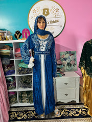 Isra Luxury Crystal Velvet Abaya - Zulaikha’s Bridal