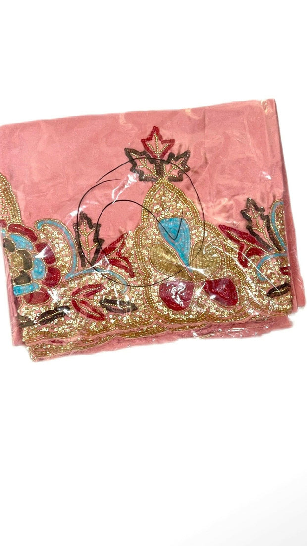 Luxury Somali Underpiece Skirt Gorgoro - Dark Peach - Zulaikha’s Bridal