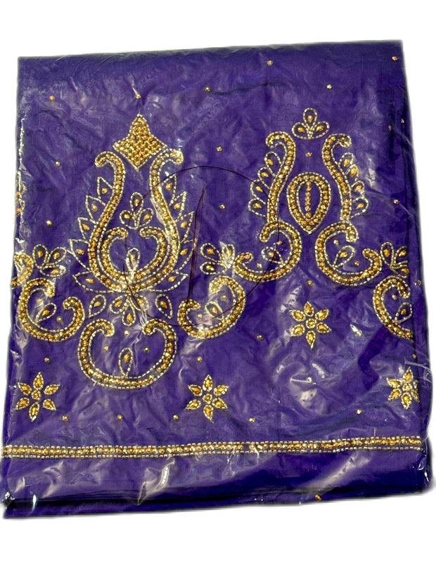 Luxury Somali Underpiece Skirt Gorgoro - Grape Purple - Zulaikha’s Bridal