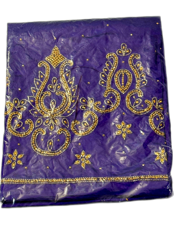 Luxury Somali Underpiece Skirt Gorgoro - Grape Purple - Zulaikha’s Bridal