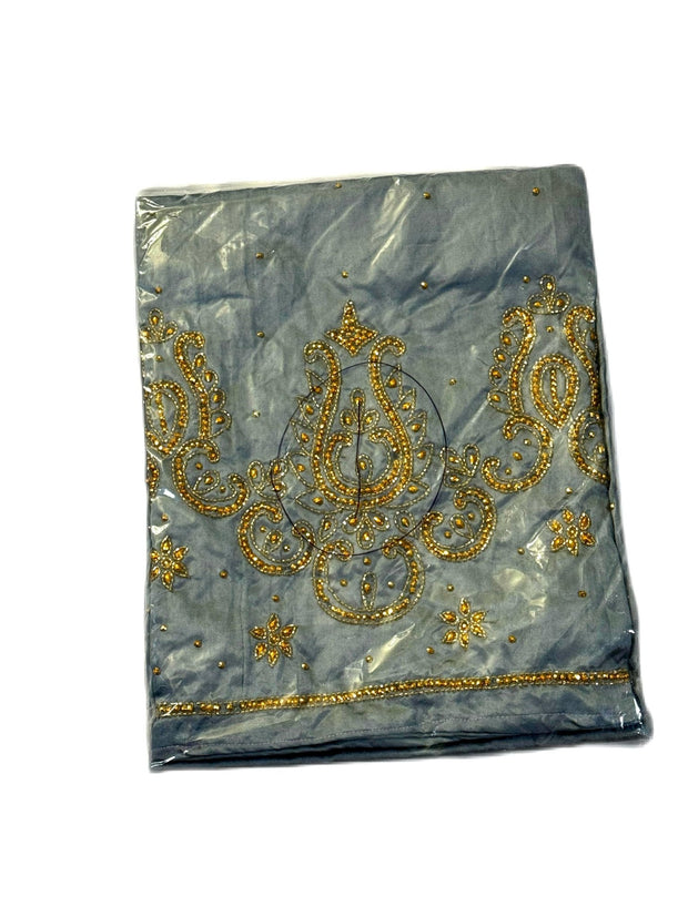 Luxury Somali Underpiece Skirt Gorgoro - Grey - Zulaikha’s Bridal