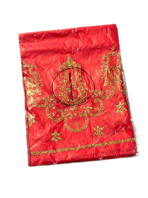 Luxury Somali Underpiece Skirt Gorgoro - Red - Zulaikha’s Bridal