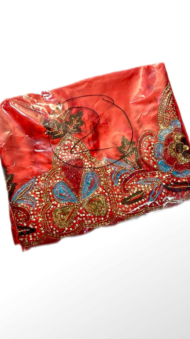 Luxury Somali Underpiece Skirt Gorgoro - Red - Zulaikha’s Bridal