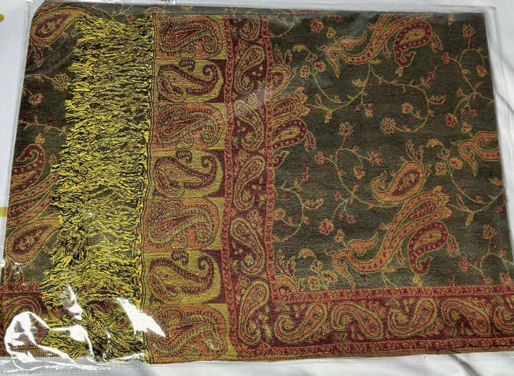 Pashmina Paisely Shawl Scarf Hijab - Zulaikha’s Bridal