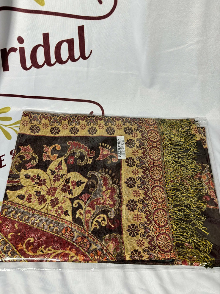 Pashmina Paisely Shawl Scarf Hijab - Zulaikha’s Bridal