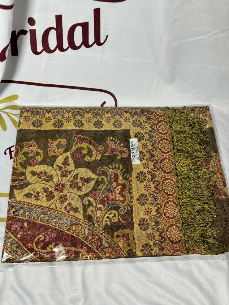 Pashmina Paisely Shawl Scarf Hijab - Zulaikha’s Bridal