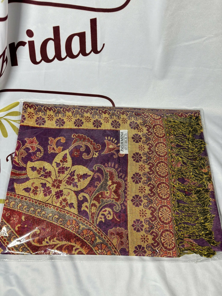 Pashmina Paisely Shawl Scarf Hijab - Zulaikha’s Bridal