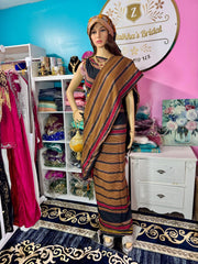 Plain Red & Black/Gold Guuntino - Zulaikha’s Bridal