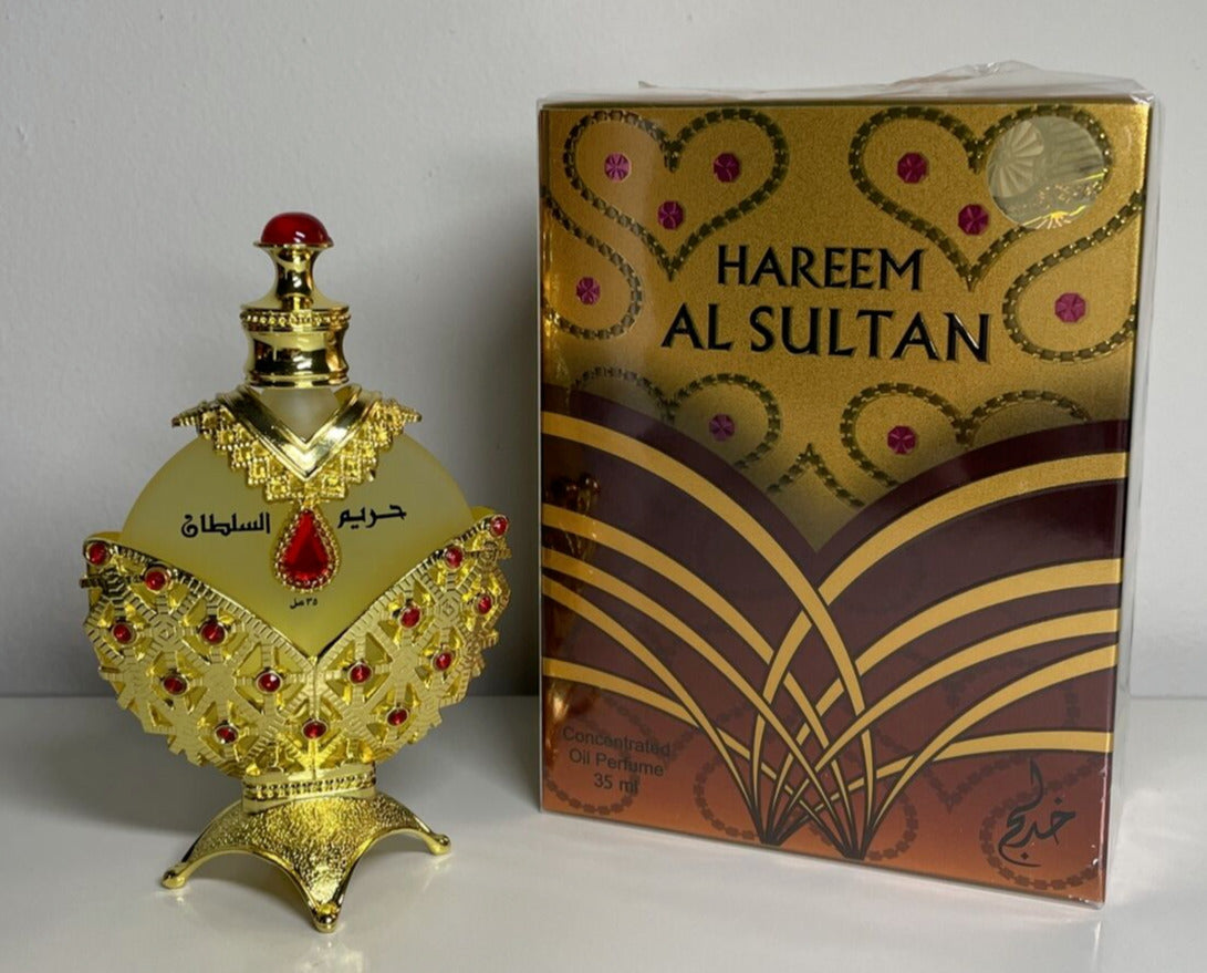 Hareem Al Sultan Perfume (attar) Oil (red, pink & blue) 35Ml