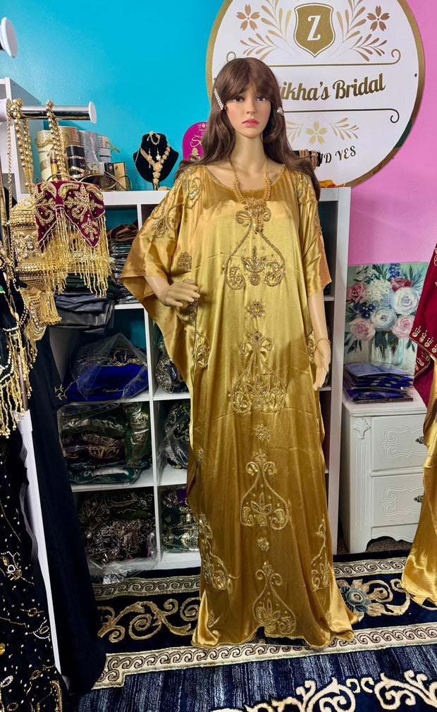 Somali Bridesmaids (Malhiis)Dirac Set - Green Gold - Zulaikha’s Bridal