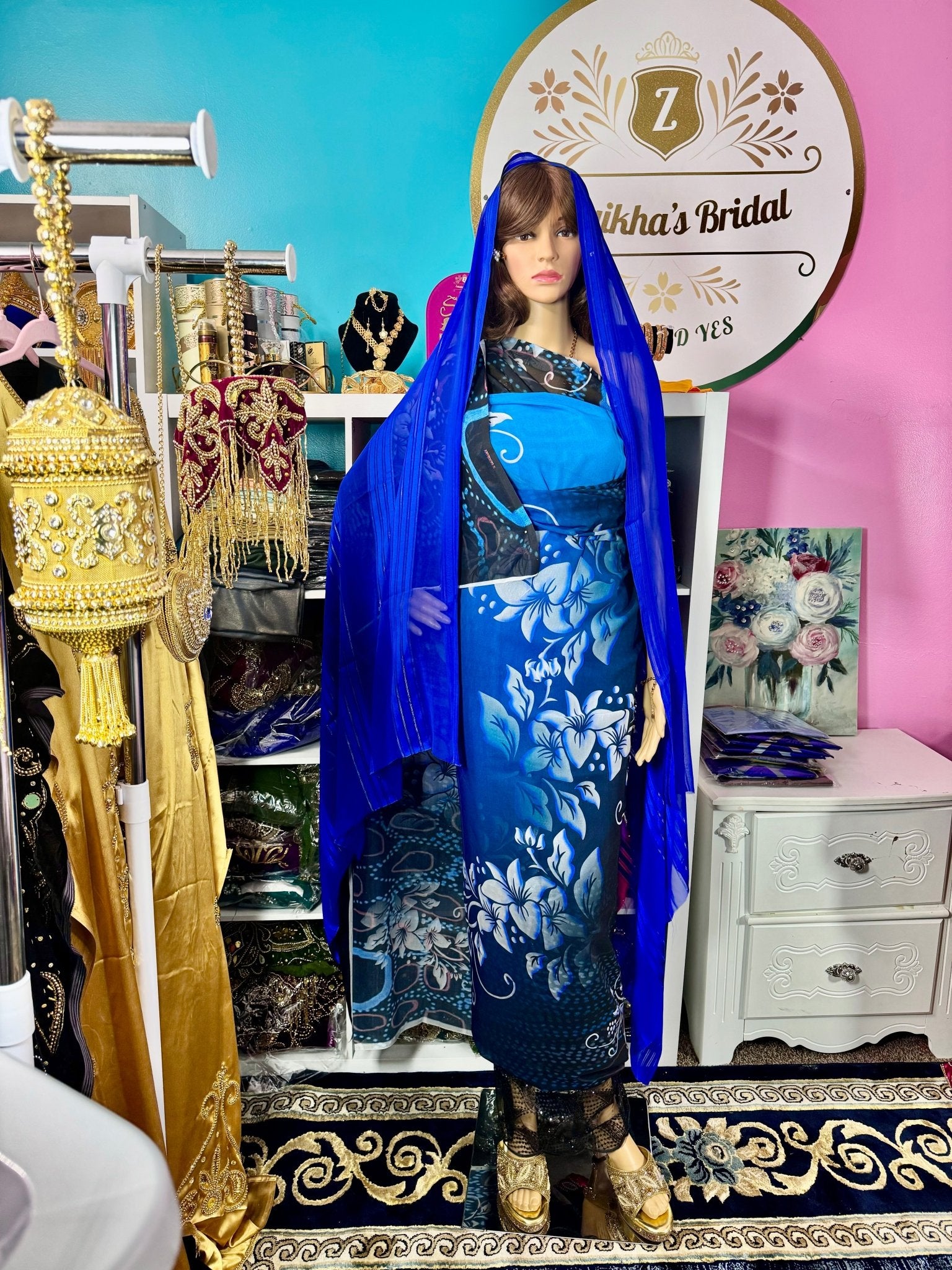 Somali Party Dirac Set with 3 Pieces No.1 - Zulaikha’s Bridal