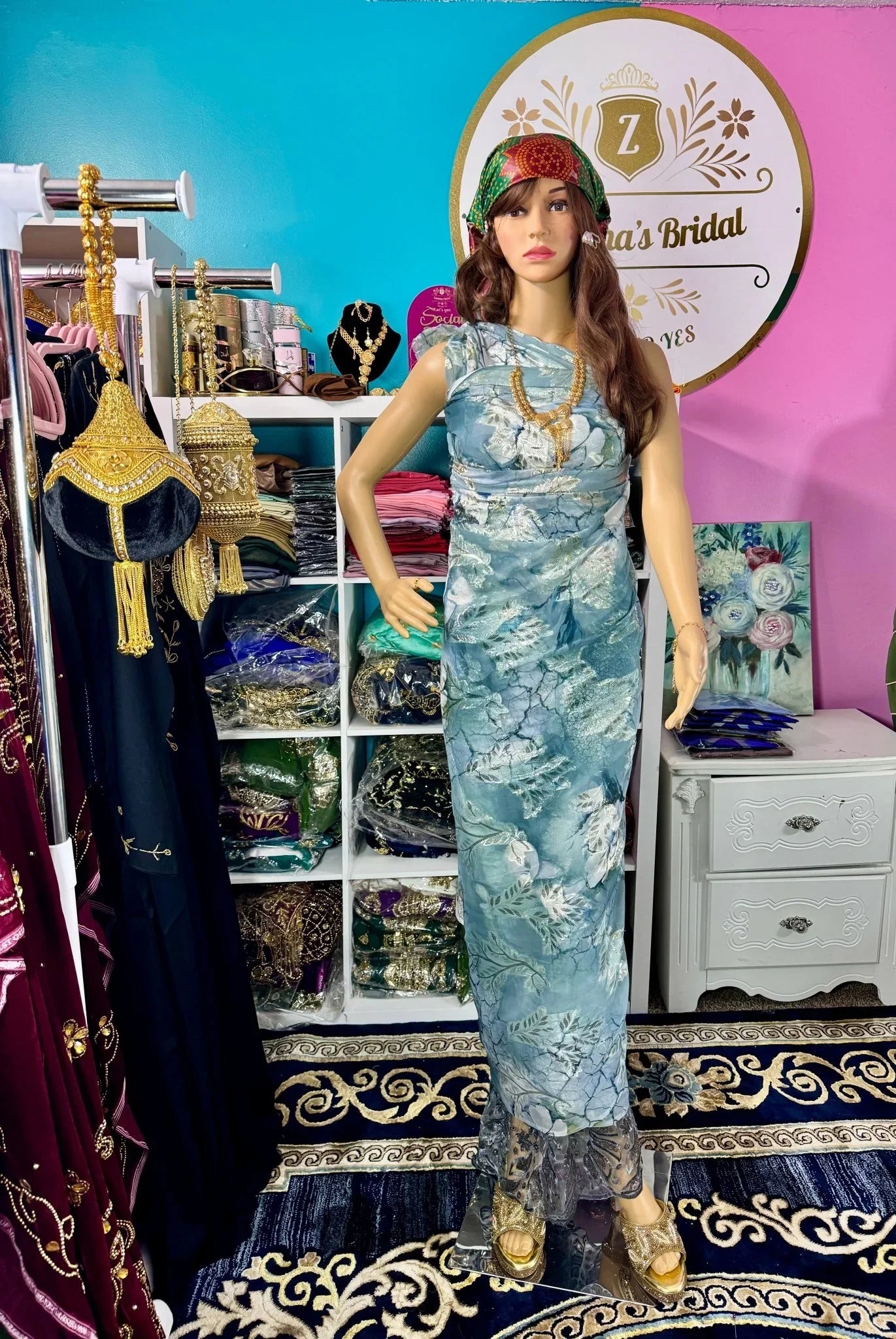 Somali Party Dirac Set with 3 Pieces No.14 - Zulaikha’s Bridal