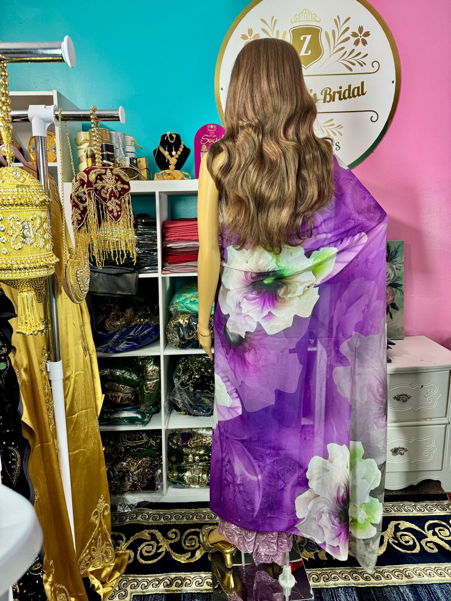 Somali Party Dirac Set with 3 Pieces No.2 - Zulaikha’s Bridal