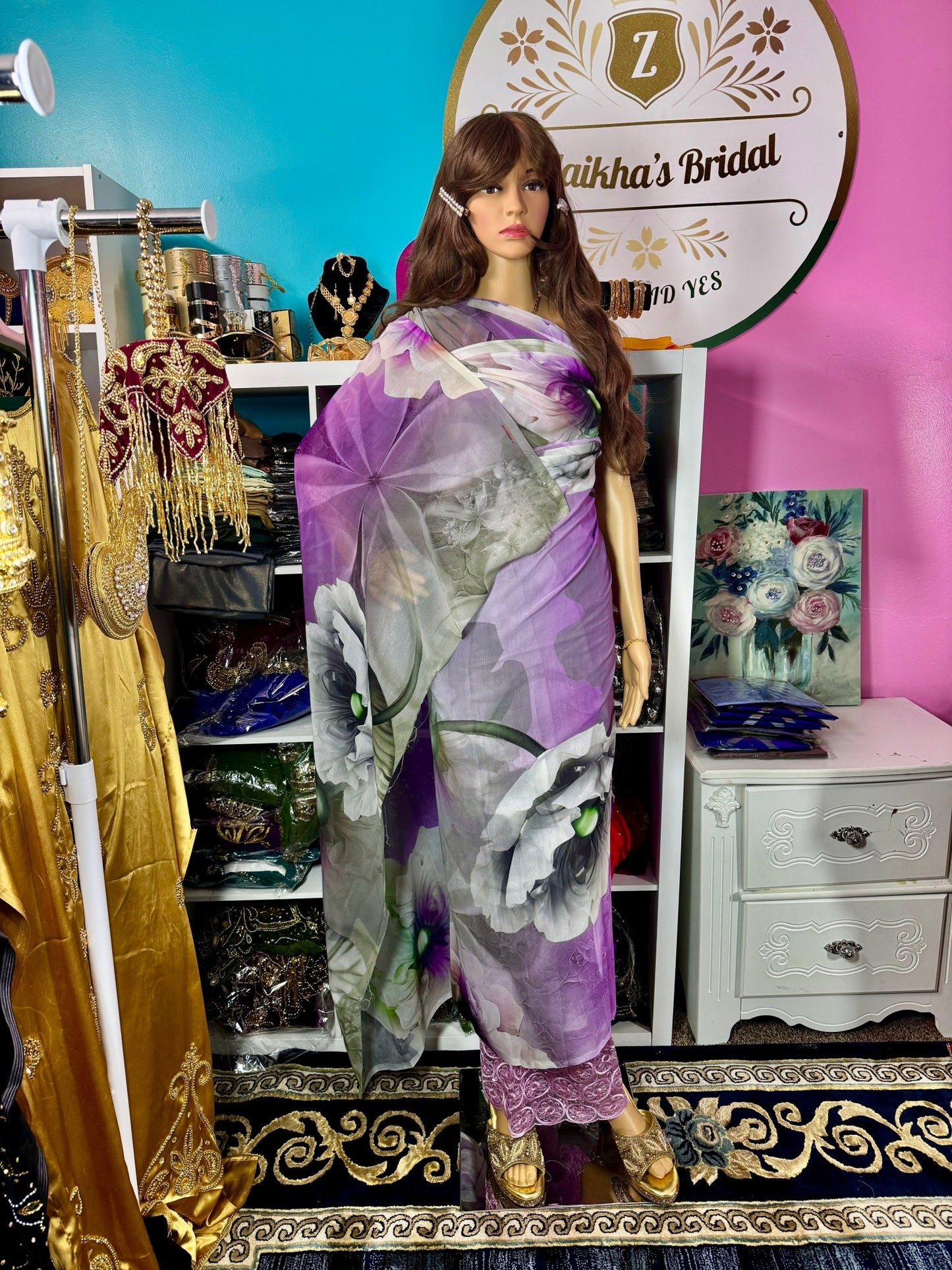 Somali Party Dirac Set with 3 Pieces No.2 - Zulaikha’s Bridal