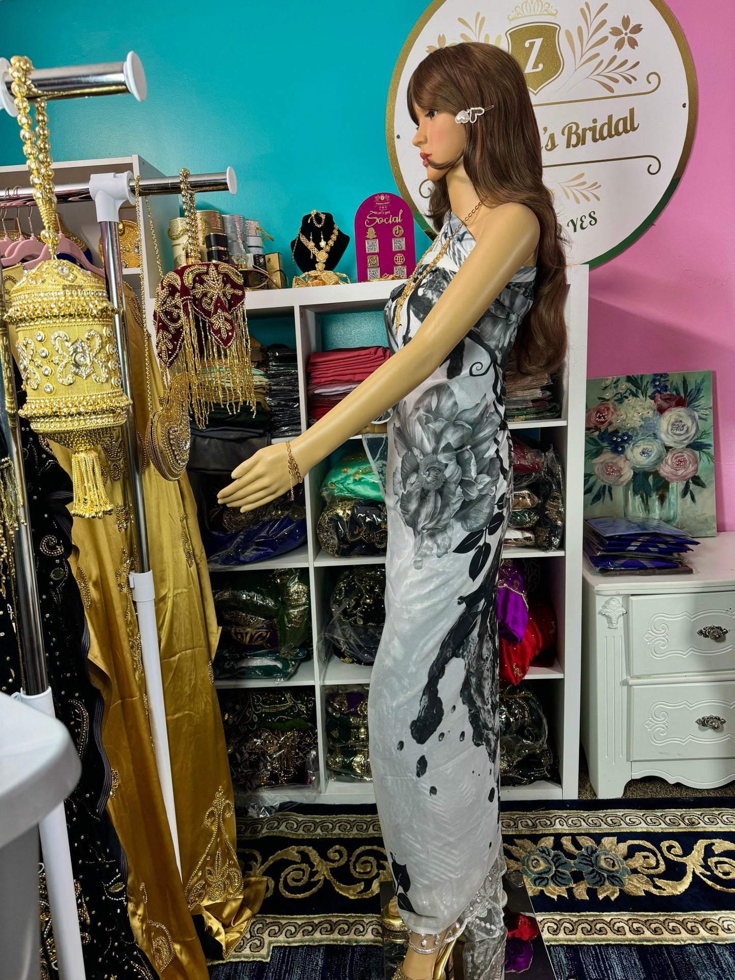 Somali Party Dirac Set with 3 Pieces No.3 - Zulaikha’s Bridal
