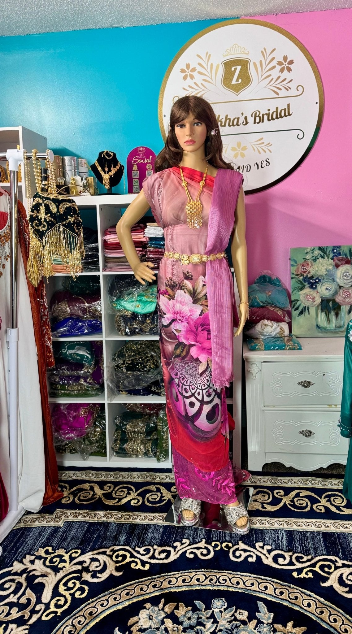 Somali Party Dirac Set with 3 Pieces No.4 - Zulaikha’s Bridal