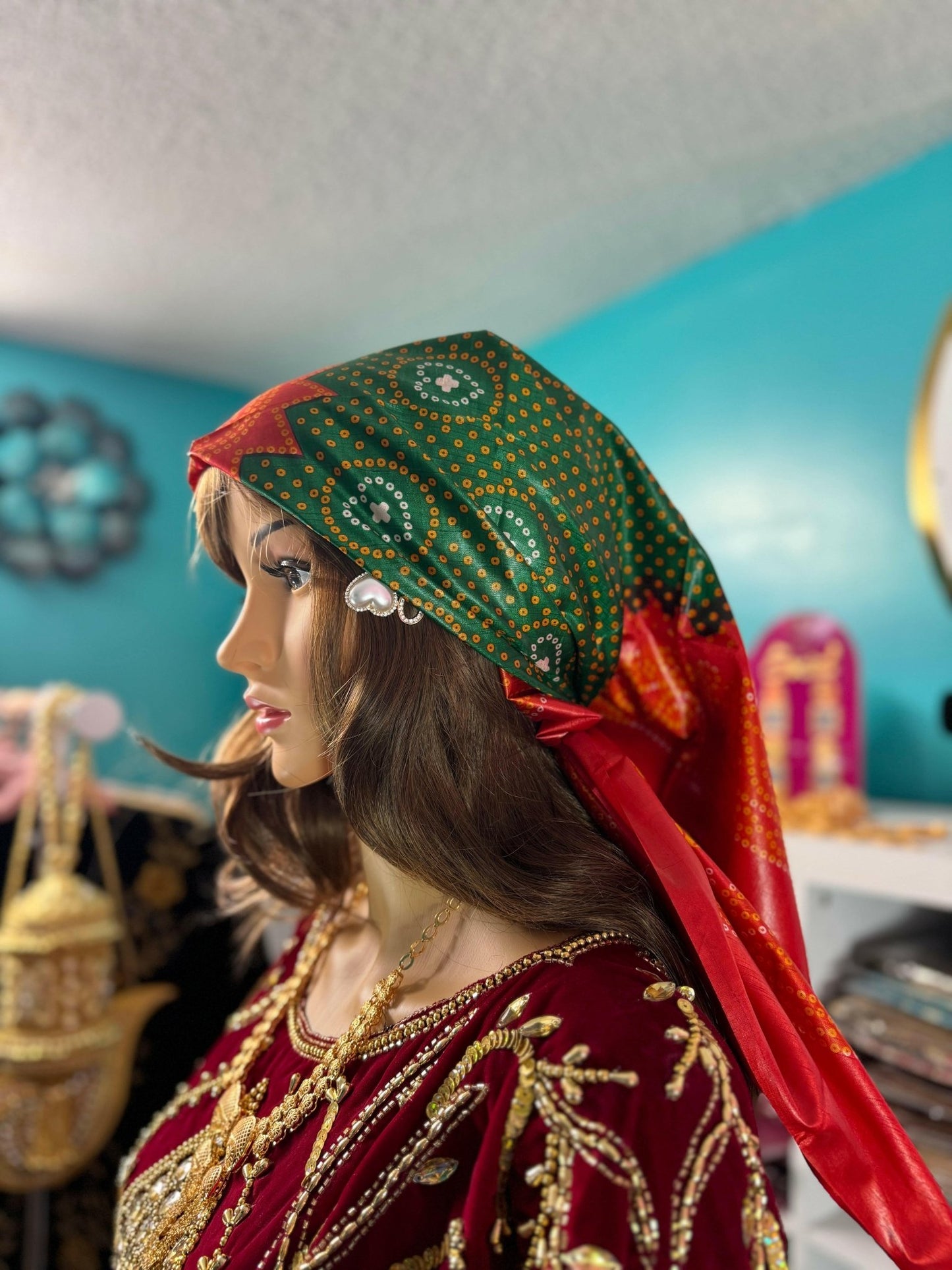 Somali Plain Shaash Headpiece 10 - Zulaikha’s Bridal
