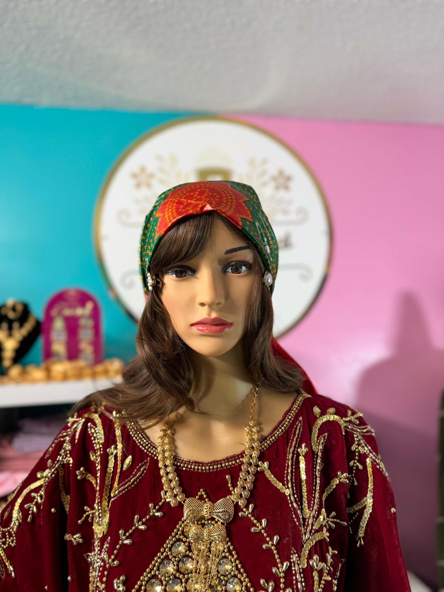 Somali Plain Shaash Headpiece 10 - Zulaikha’s Bridal