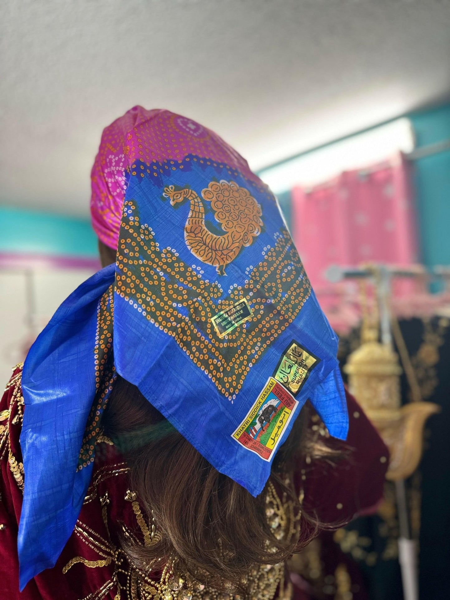 Somali Plain Shaash Headpiece 2 - Zulaikha’s Bridal