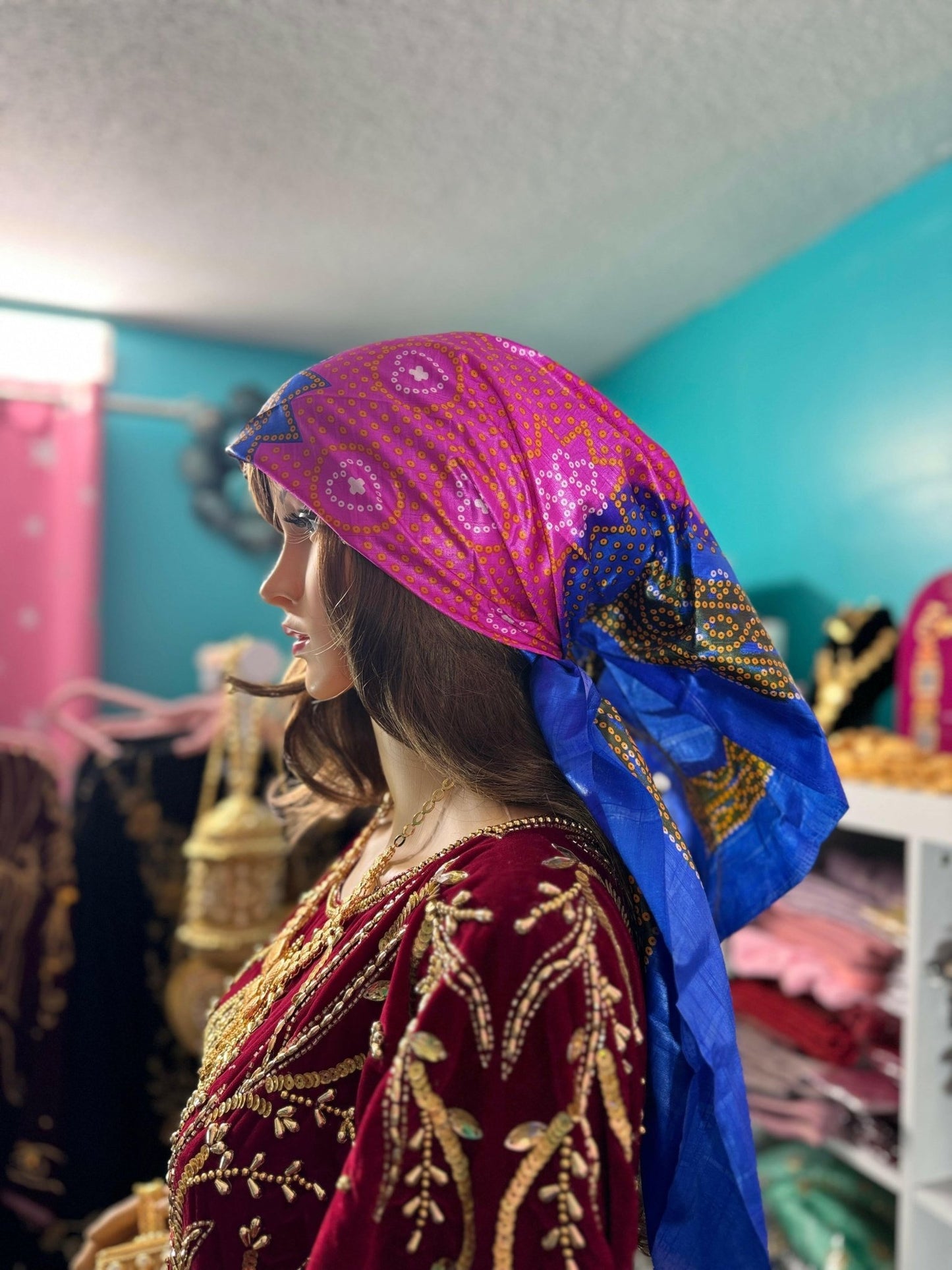 Somali Plain Shaash Headpiece 2 - Zulaikha’s Bridal