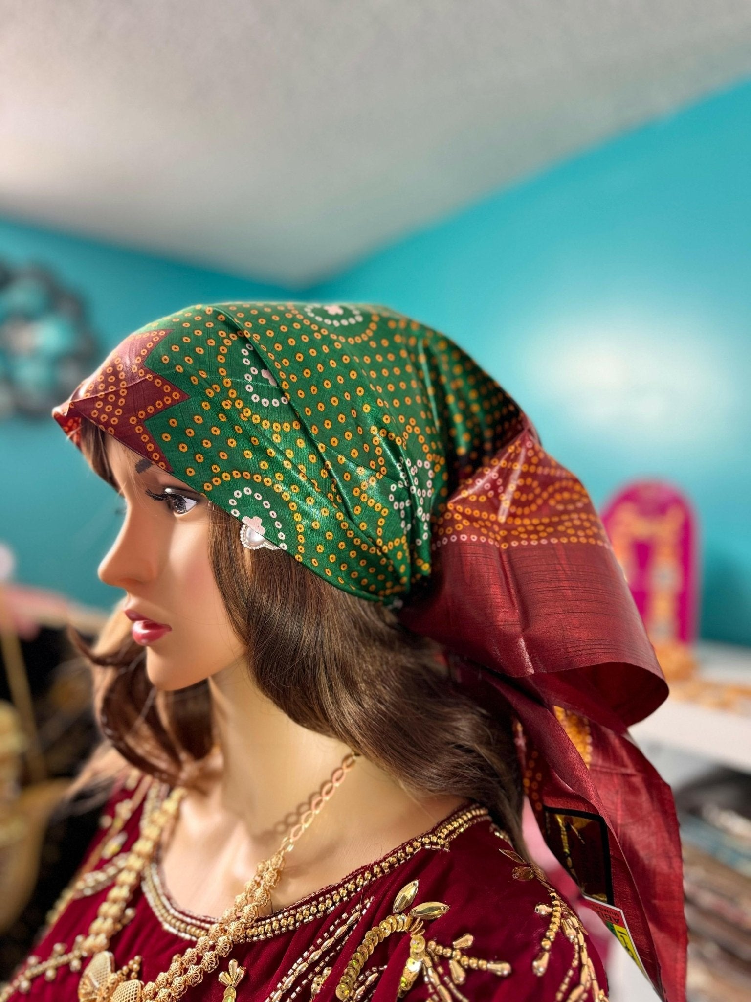 Somali Plain Shaash Headpiece 4 - Zulaikha’s Bridal