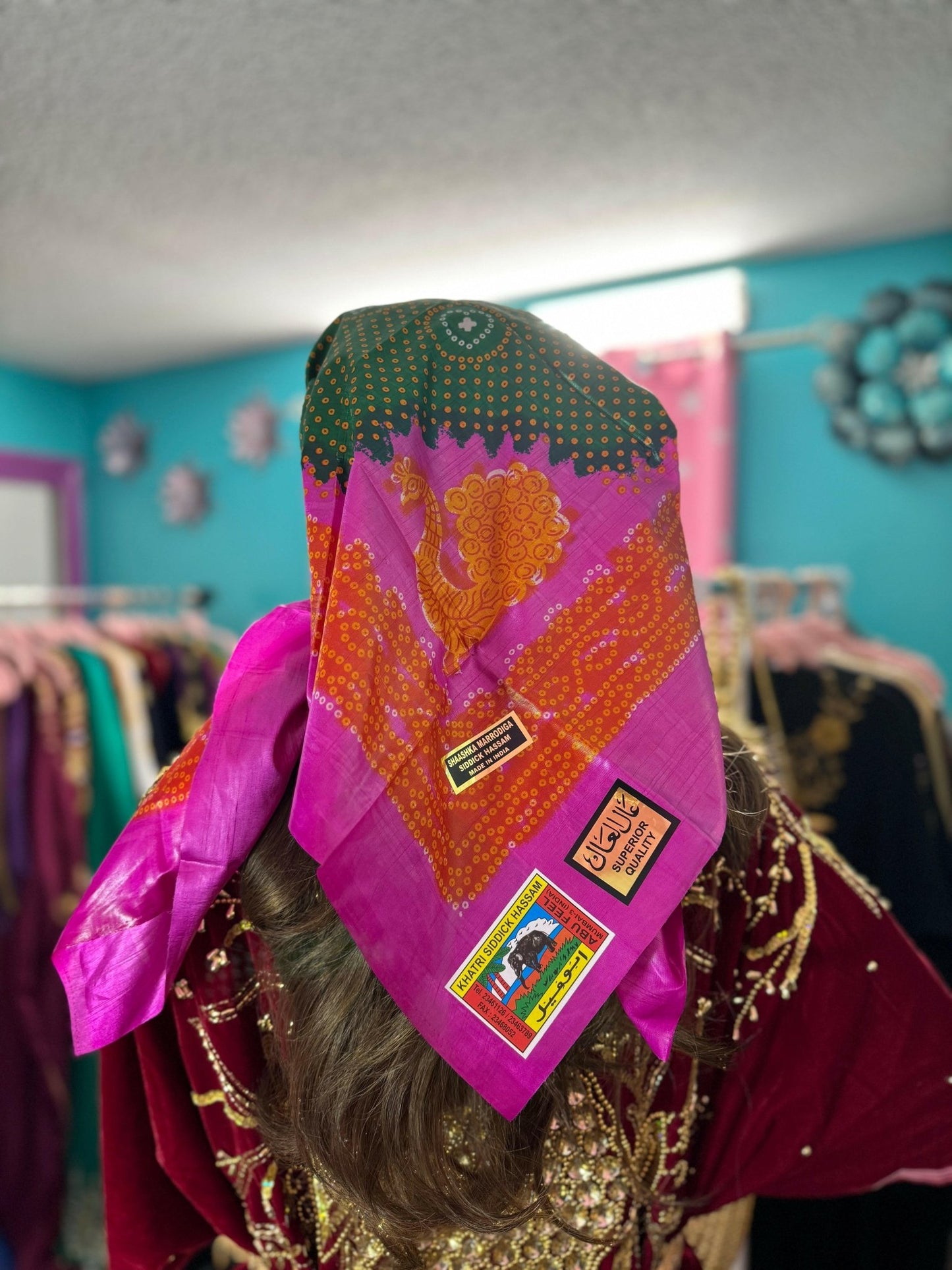 Somali Plain Shaash Headpiece 6 - Zulaikha’s Bridal