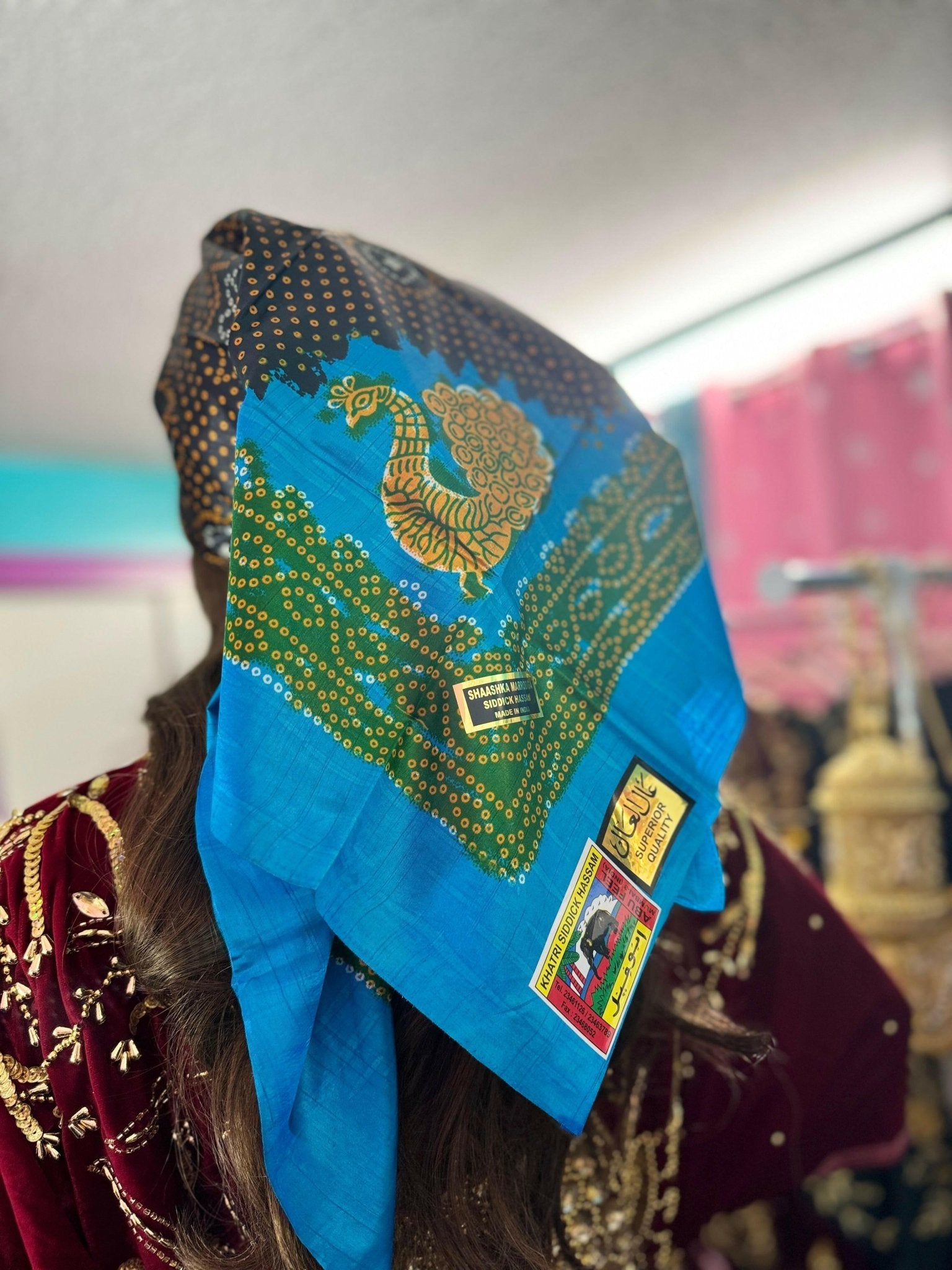 Somali Plain Shaash Headpiece 8 - Zulaikha’s Bridal