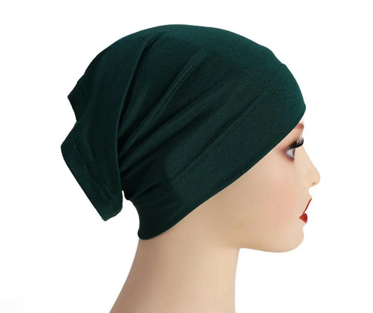 Undercap Hijab - Dark Green - Zulaikha’s Bridal
